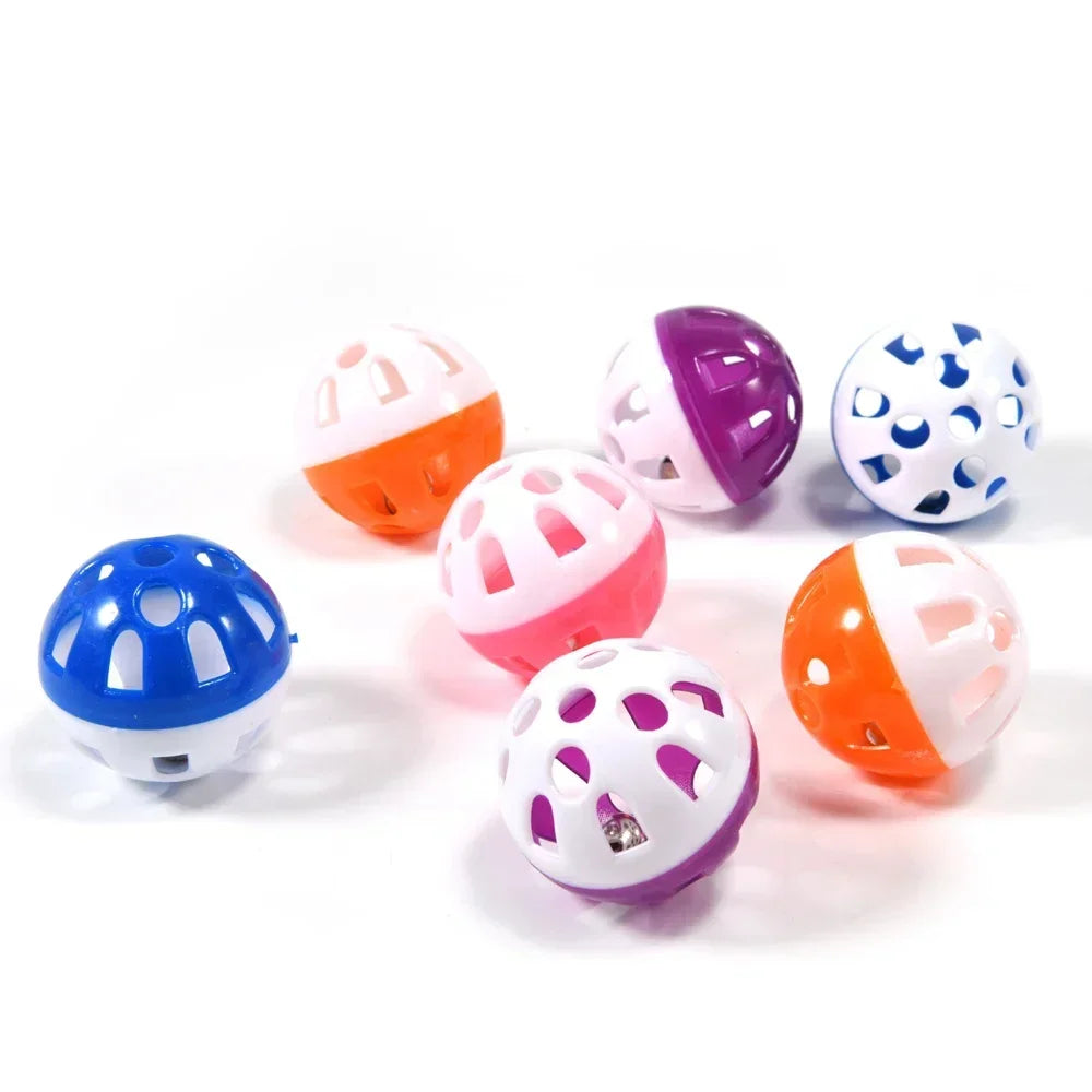 Colourful Bird Bell Balls | Cage Play Toys