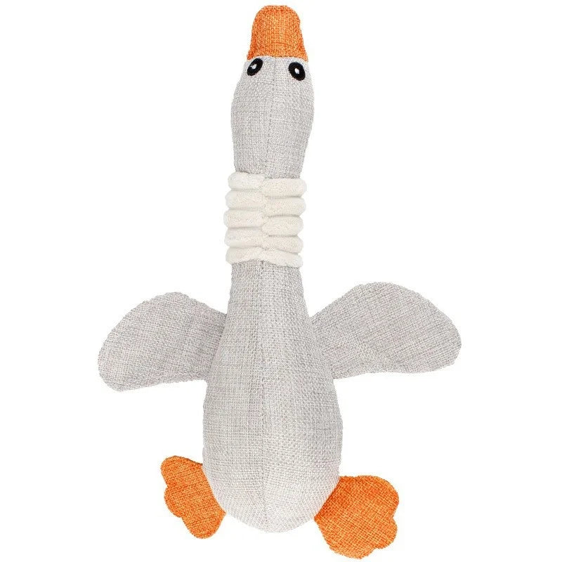 Plush Bone Dog Toy | Squeaker & Training Toy