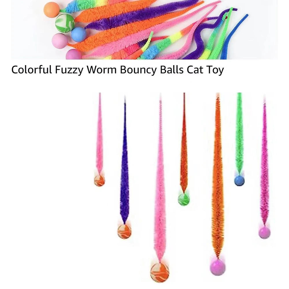 Elastic Caterpillar Cat Toy | Indoor Play Toy