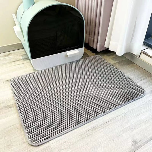 Double Layer Cat Litter Mat | Non-Slip Floor Protector