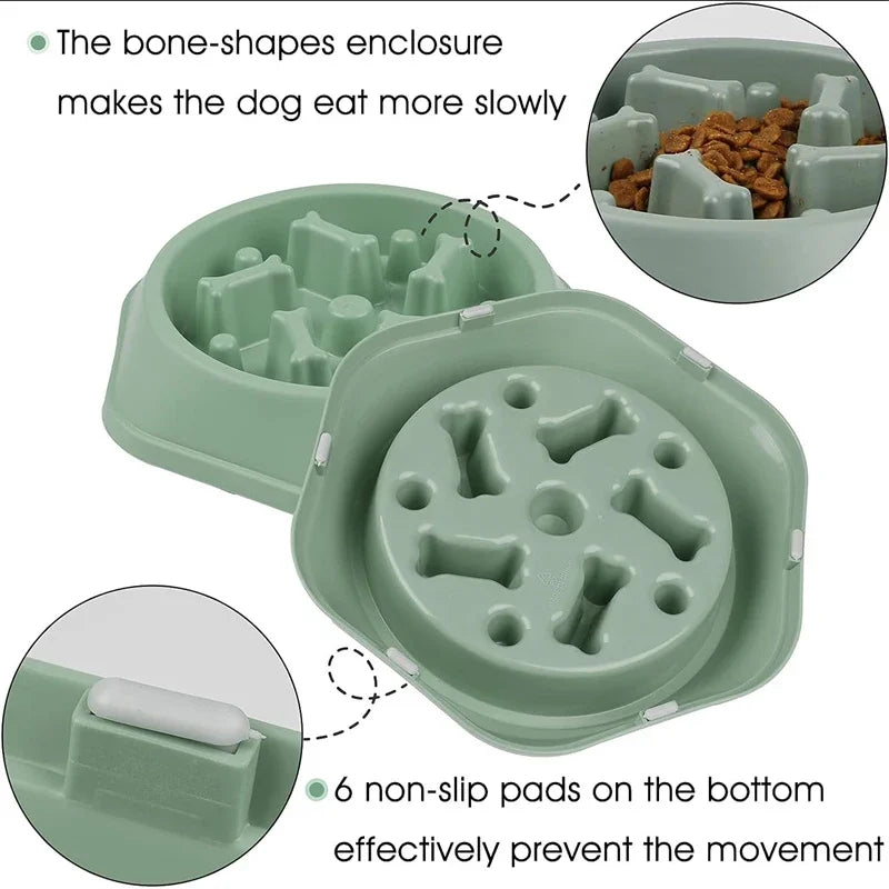 Puzzle Dog Feeder | Slow Eating Bowl