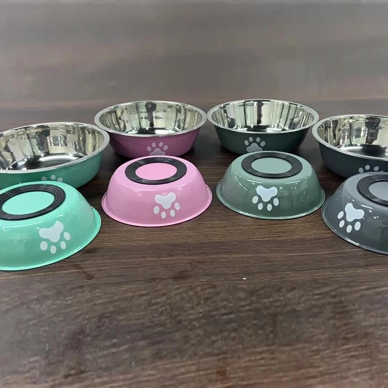 Silicone Base Pet Feeding Bowl | Food & Water Dish