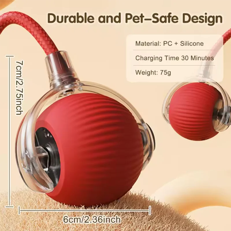 Interactive Cat Chase Ball | Smart Motion Toy