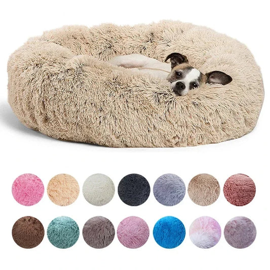 Soft Calming Pet Bed | Washable Plush Bed