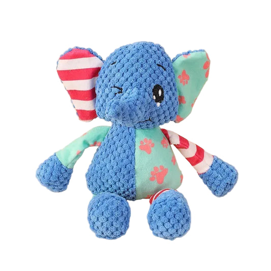 Cute Animal Dog Toy | Plush Chew & Squeak Toy