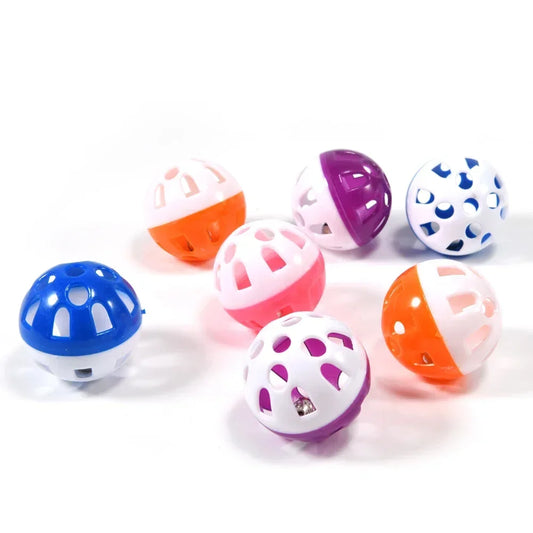 Colourful Bird Bell Balls | Cage Play Toys