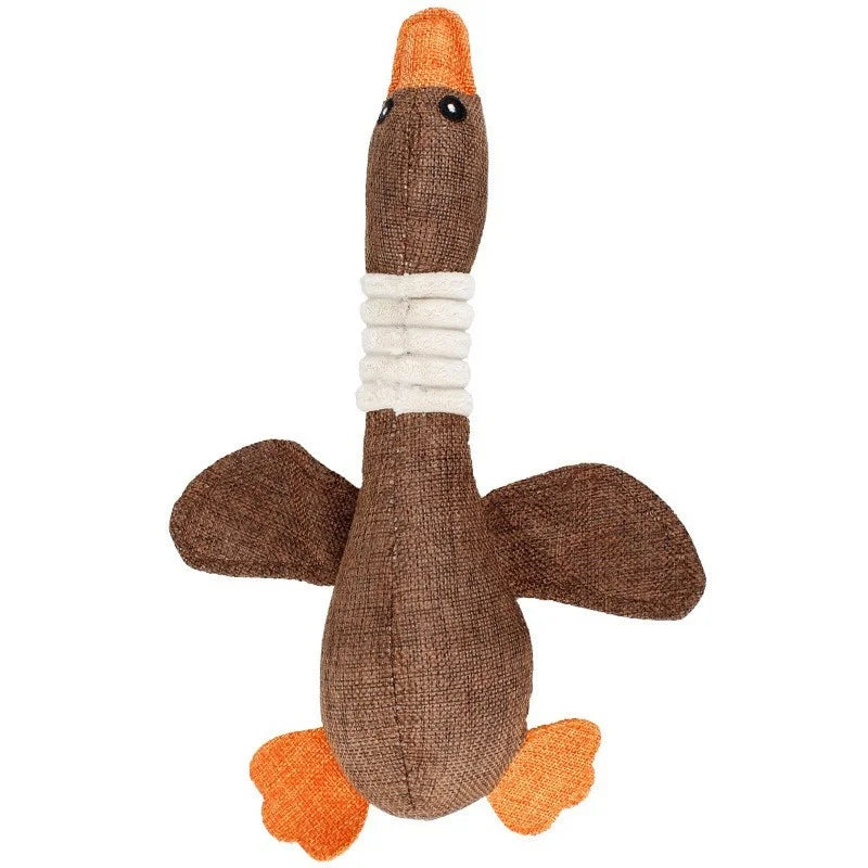 Plush Bone Dog Toy | Squeaker & Training Toy